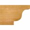 Ekena Millwork Newport Rough Sawn Rafter Tail, Western Red Cedar, 6"W x 8"H x 12"L RFT06X08X12NEW00RWR - alternate 3